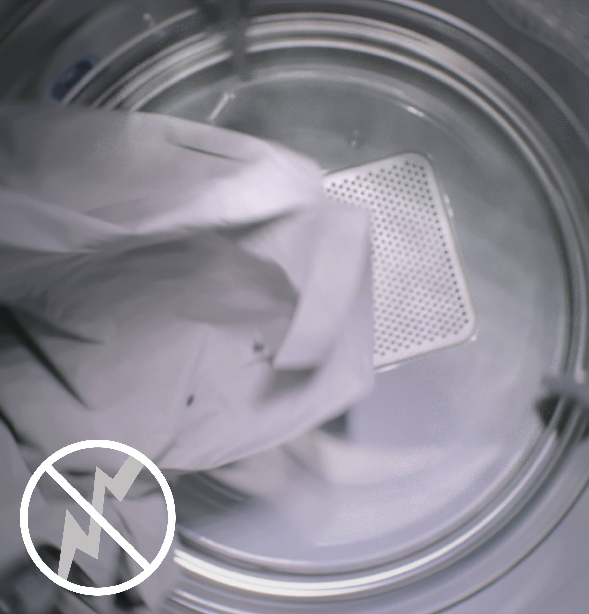 Alt View 11. GE - 7.8 Cu. Ft. Stackable Smart Gas Dryer with Steam - Carbon Graphite.