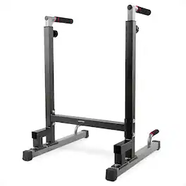 BalanceFrom Fitness - BalanceFrom Multi-Function Home Gym Exercise Dip Stand, 500lb Capacity - Black