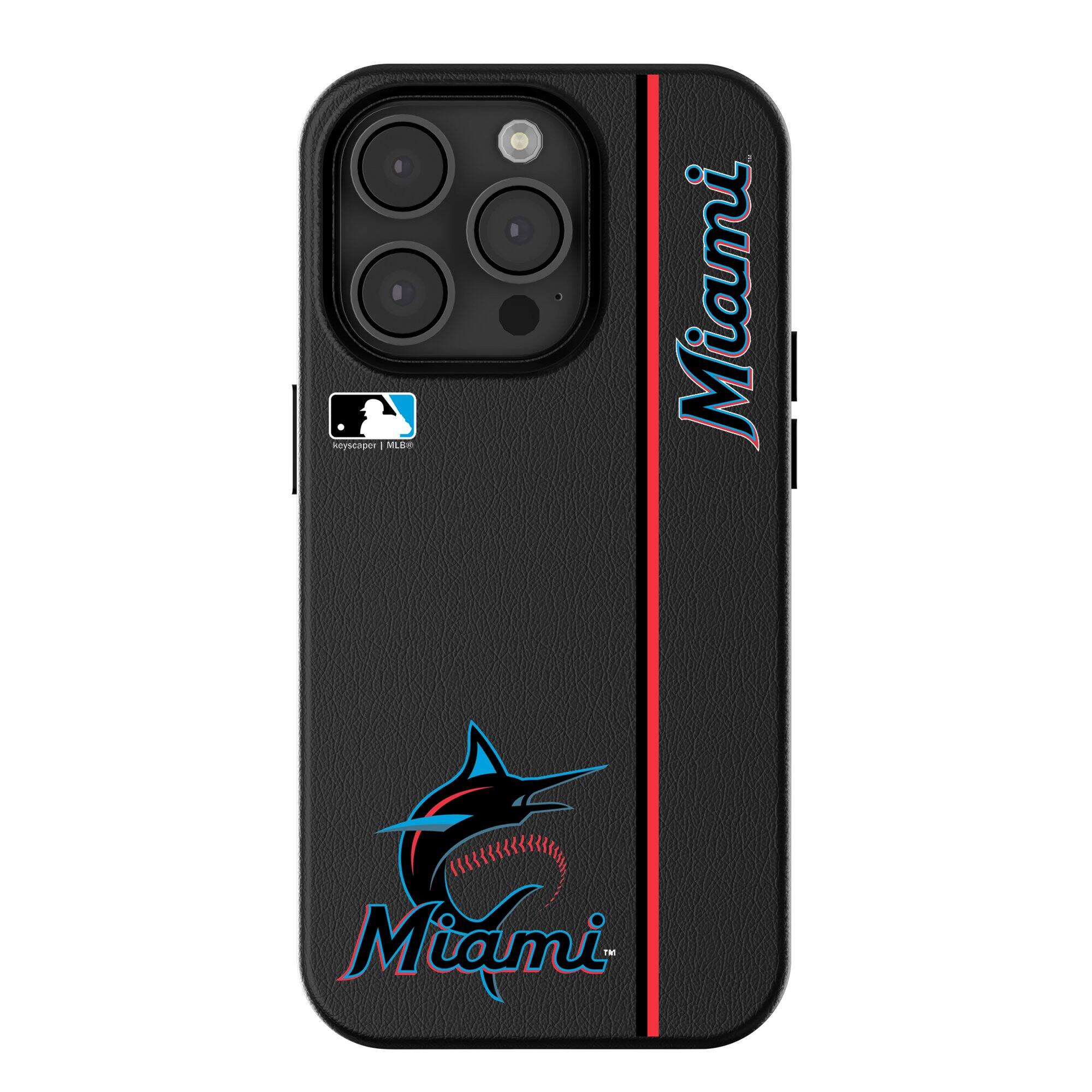 Keyscaper - MLB - Miami Marlins iPhone Magnetic Bump Case - 16 - Black price history on PriceWatchPro