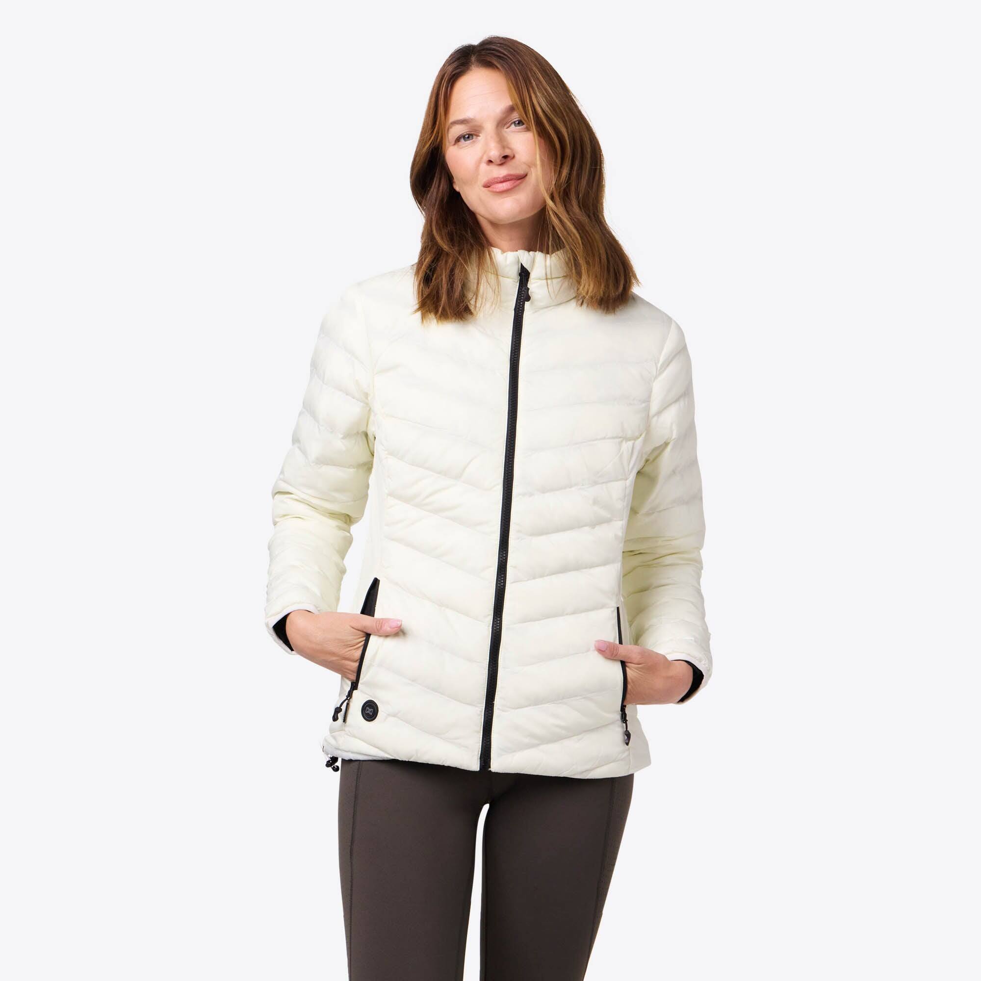 Alt View 4. Mobile Warming - Women's Backcountry Xtera Heated Jacket - Cream.
