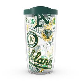 Tervis - Oakland Athletics 16oz. All Over Wrap Tumbler With Lid - Multicolor