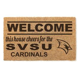 Jardine - Saginaw Valley State Cardinals 18" x 30" Welcome Doormat - Brown