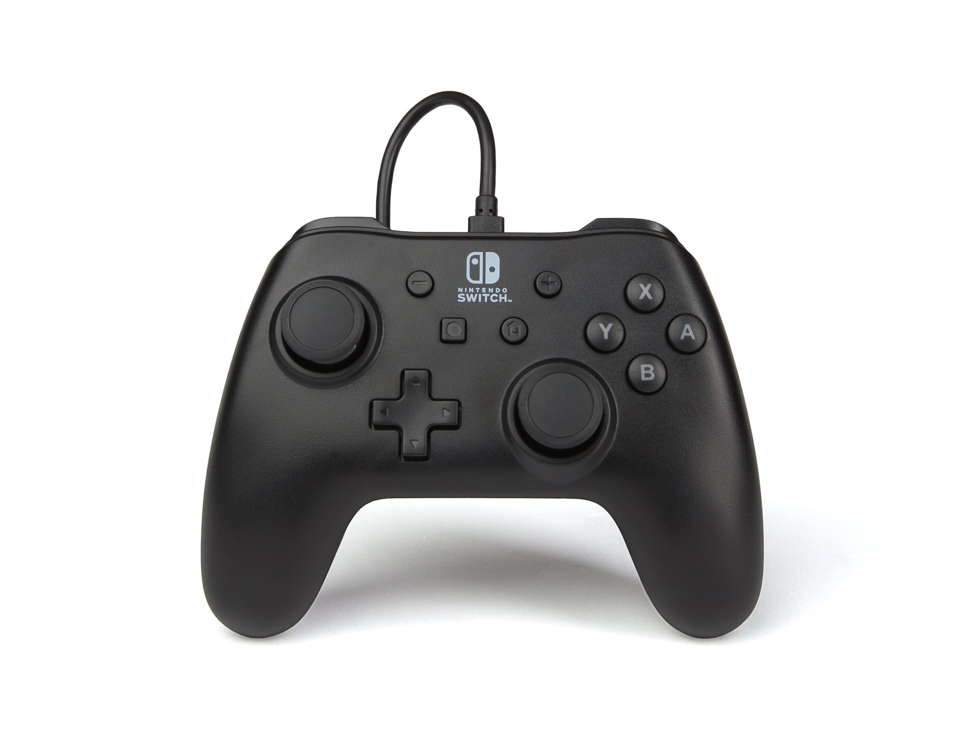 PowerA - Wired Controller for Nintendo Switch - Black - Front_Zoom