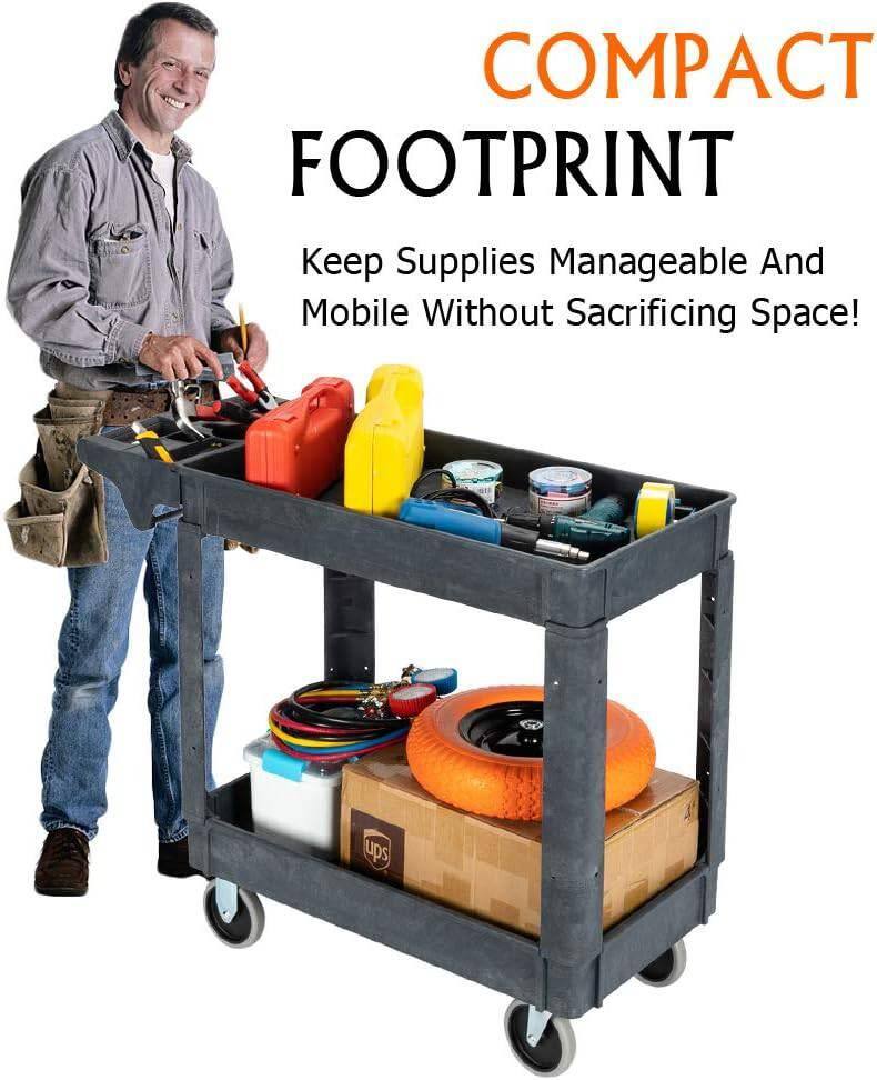 COMPACT FOOTPRINT  
Keep Supplies Manageable And Mobile Without Sacrificing Space!