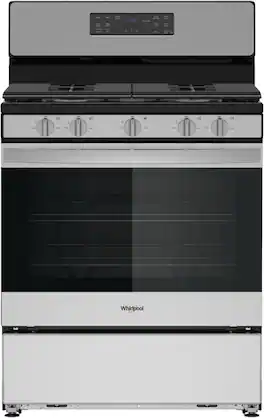 Whirlpool - 30-inch Gas Range with Crispy Mode and Griddle Zone - Stainless Steel