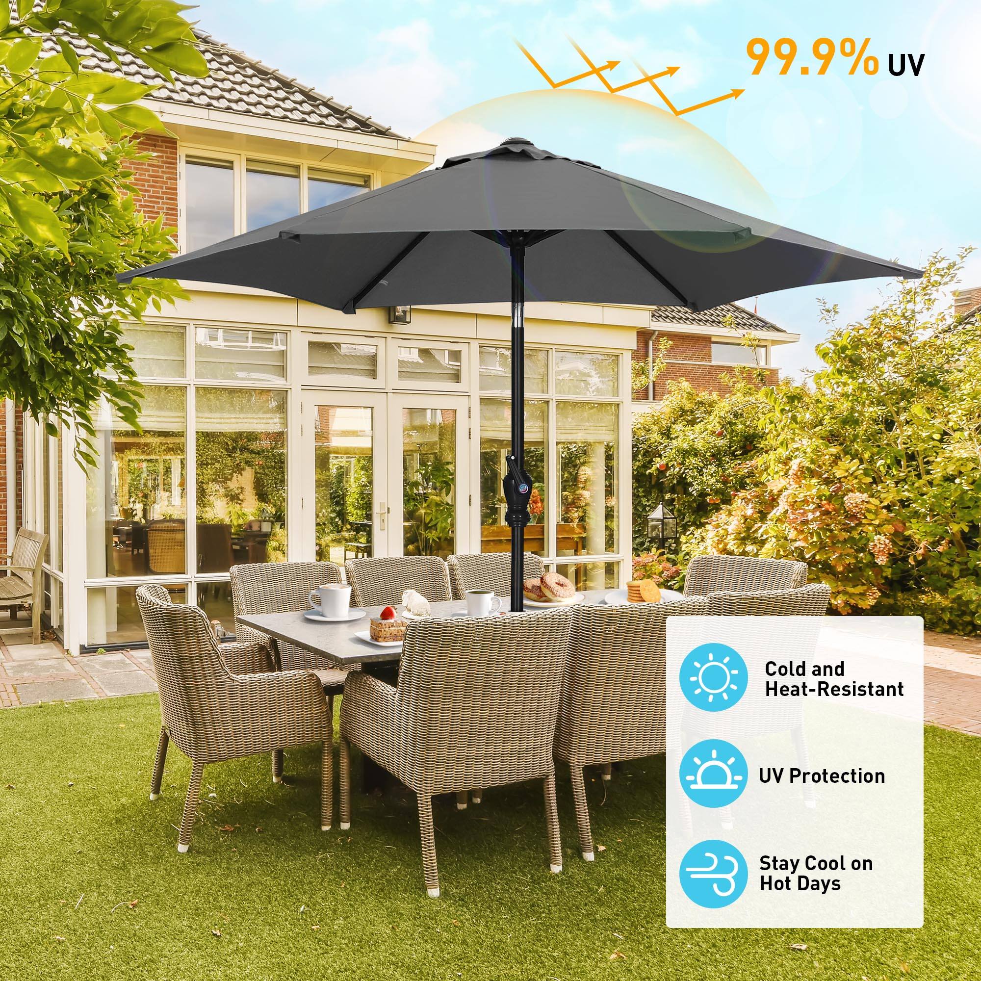 99.9% UV Cold and Heat-Resistant UV Protection Stay Cool on Hot Days