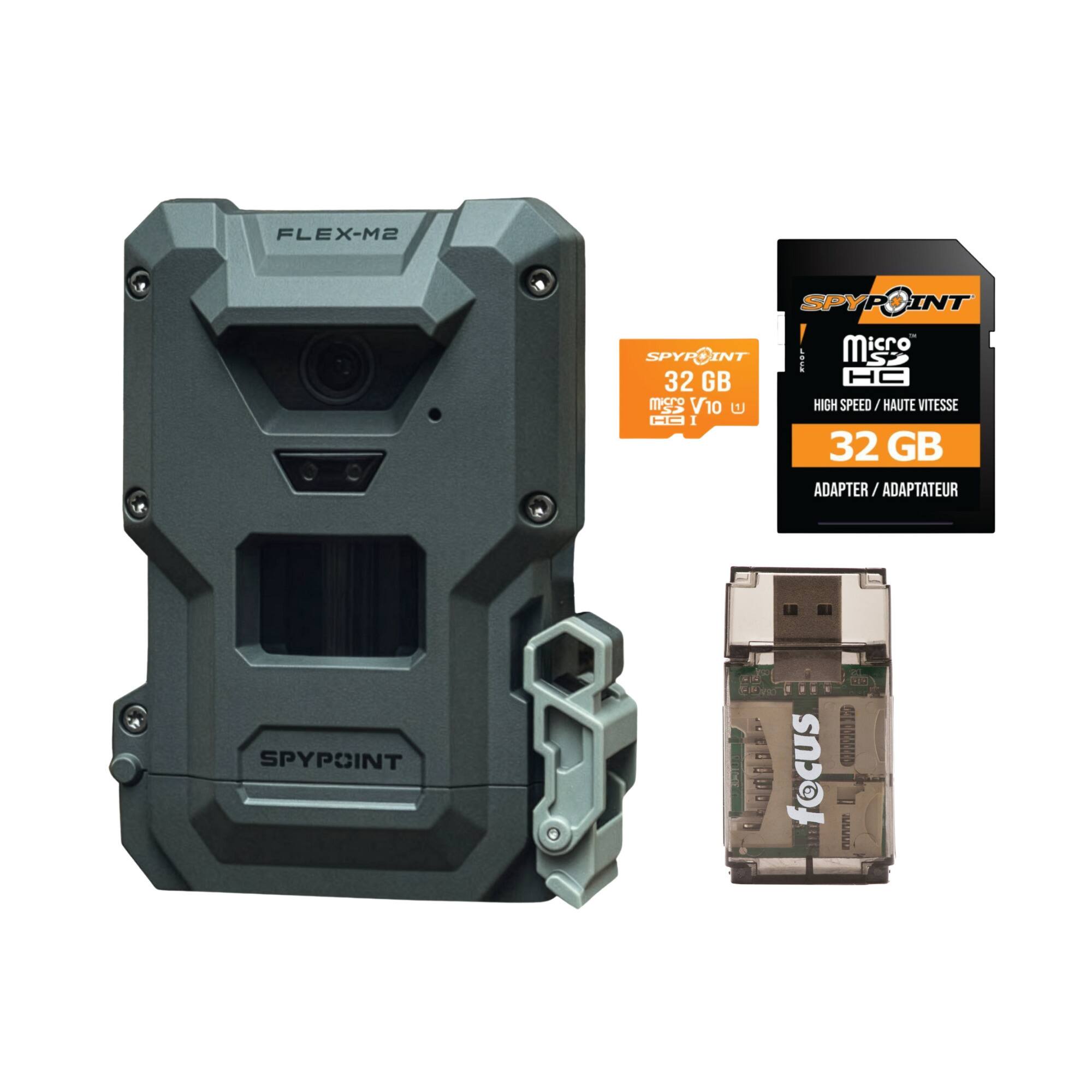 FLEX-M2  
SPYPOINT  
SPYP INT SPYPOINT S" - 32 GB HC micro V10 U HIGH SPEED HAUTE VITESSE  
HC I 32 GB ADAPTER / ADAPTATEUR  
SPYPCINT  
focus  
BOOK
