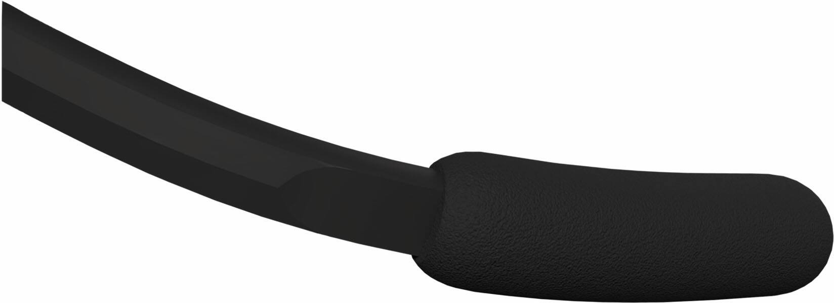 Alt View 4. BlueParrott - Pro B450 Wireless Bluetooth Mono Headset with 98% AI Voice Isolation Mics, ANC audio, and All-Day Comfort - Black.