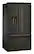 Angle. KitchenAid - 30 Cu. Ft. French Door Refrigerator with Exterior Water and Ice - Black Ore.