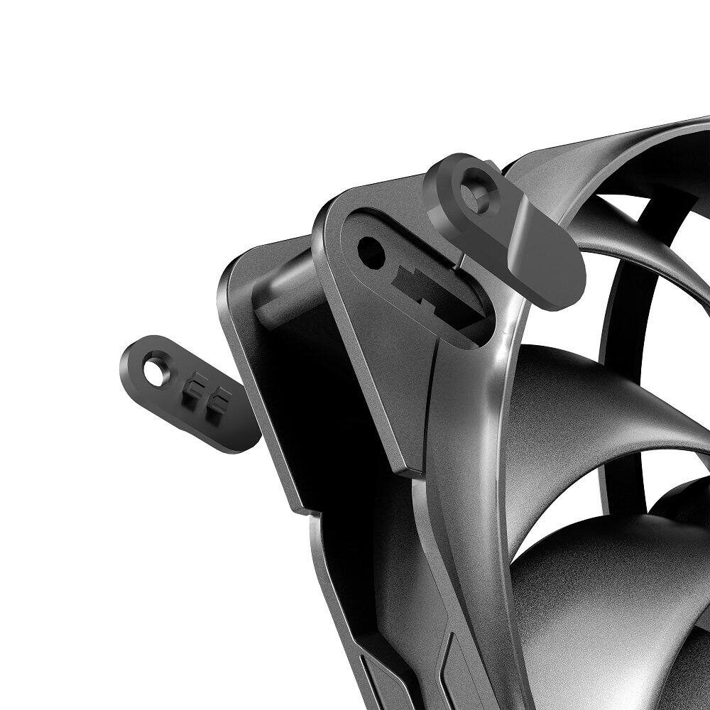 Alt View 1. Antec - Antec Tranquil 120 120mm x 25mm Case Fans 3-Pack - Black.