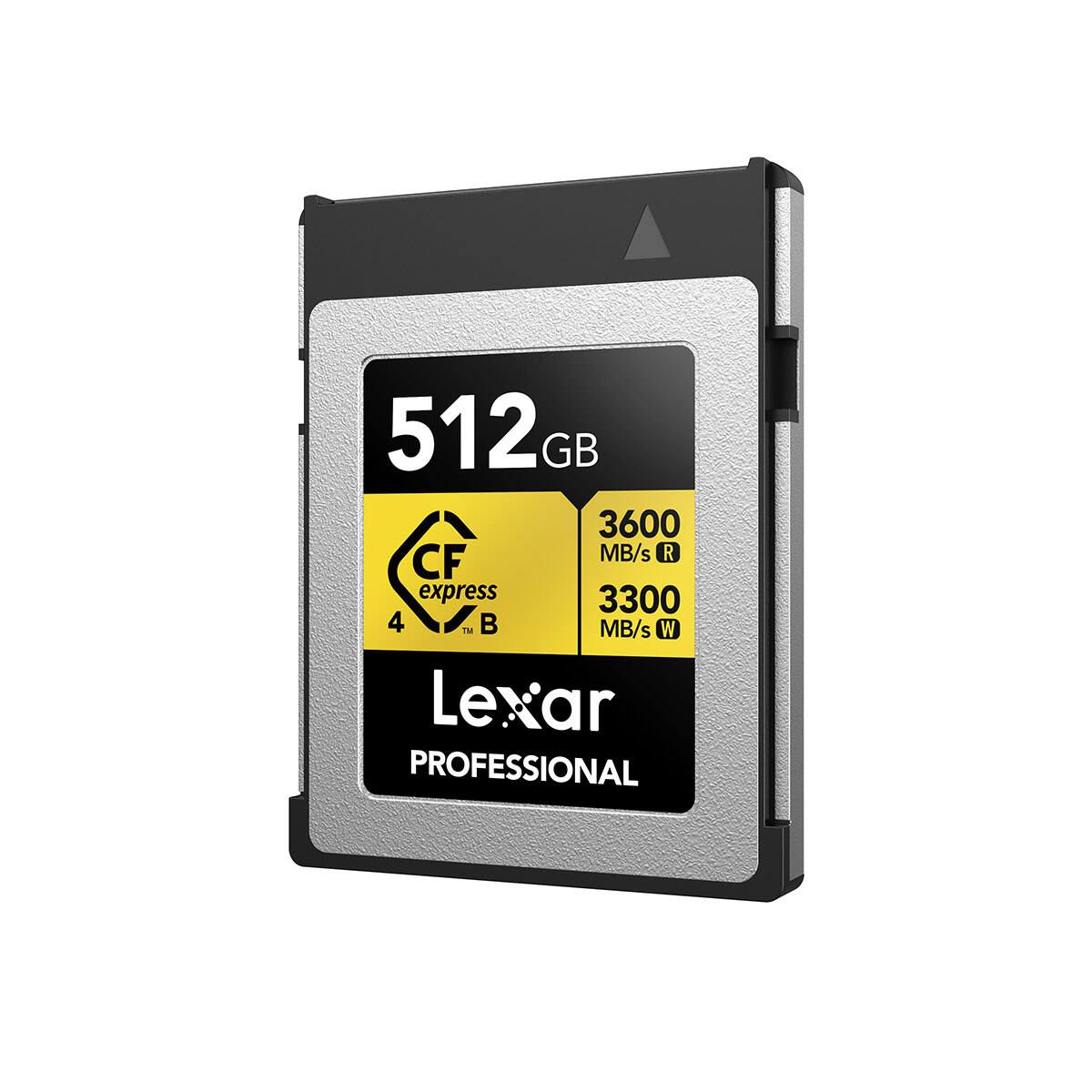 512GB 3600 MB/s R 3300 MB/s W CFexpress 4.0 Lexar PROFESSIONAL