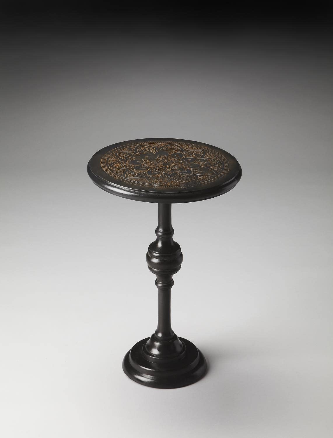 Angle. Butler Specialty - Selma Metal Side Table - Black.