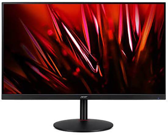 Front. Acer - XV320QU 32" LCD Monitor 180Hz 2560x1440 WQHD - Black.