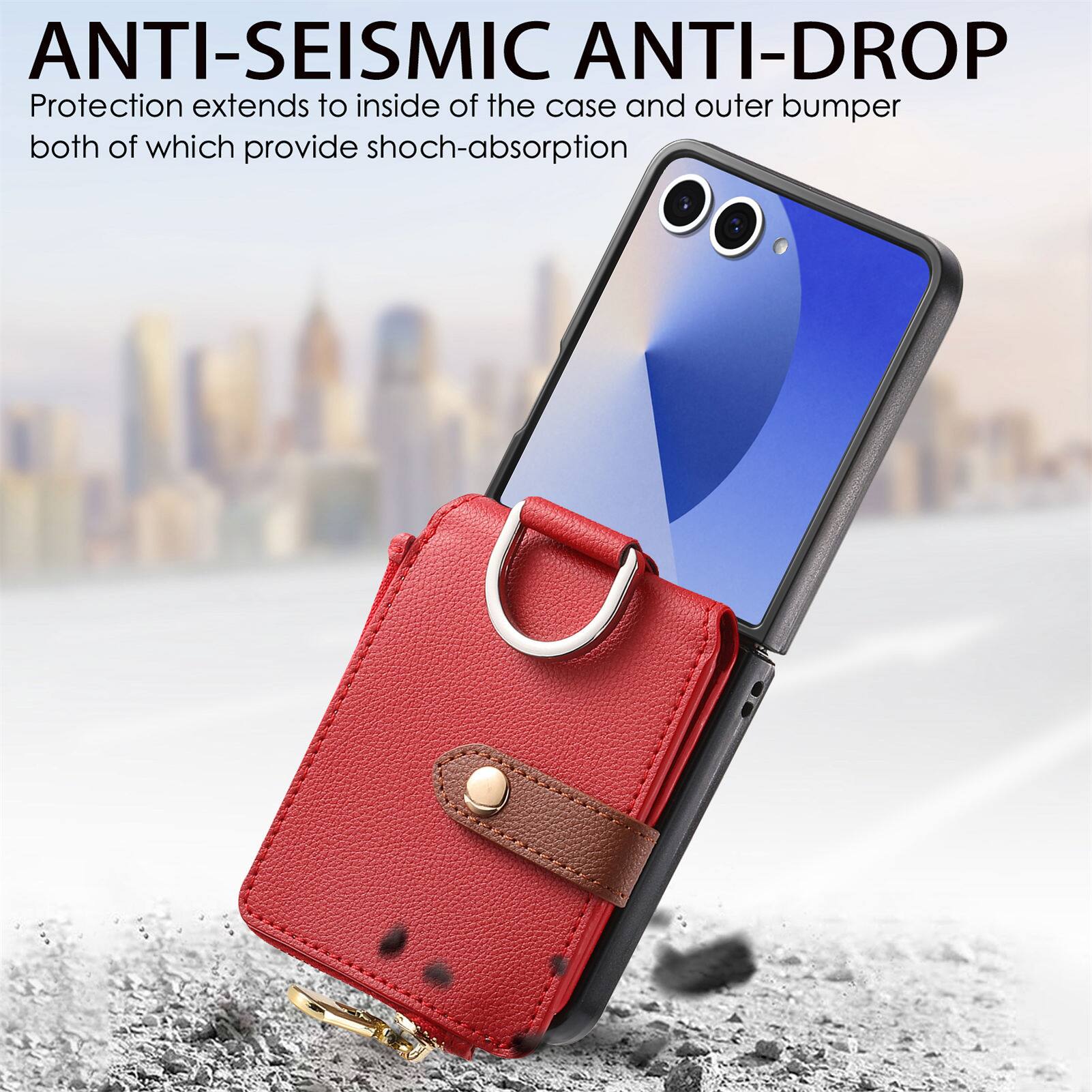 ANTI-SEISMIC ANTI-DROP  
Protection extends to inside of the case and outer bumper both of which provide shock-absorption