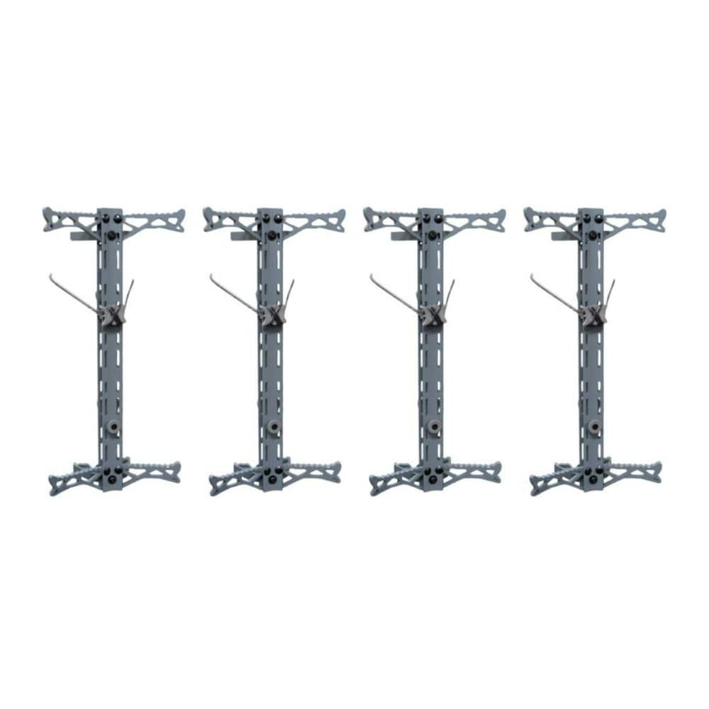 Hawk - Hunting Helium 20 Inch Gen 2 Climbing Stick with Helium Rope 4 Pack - Gray