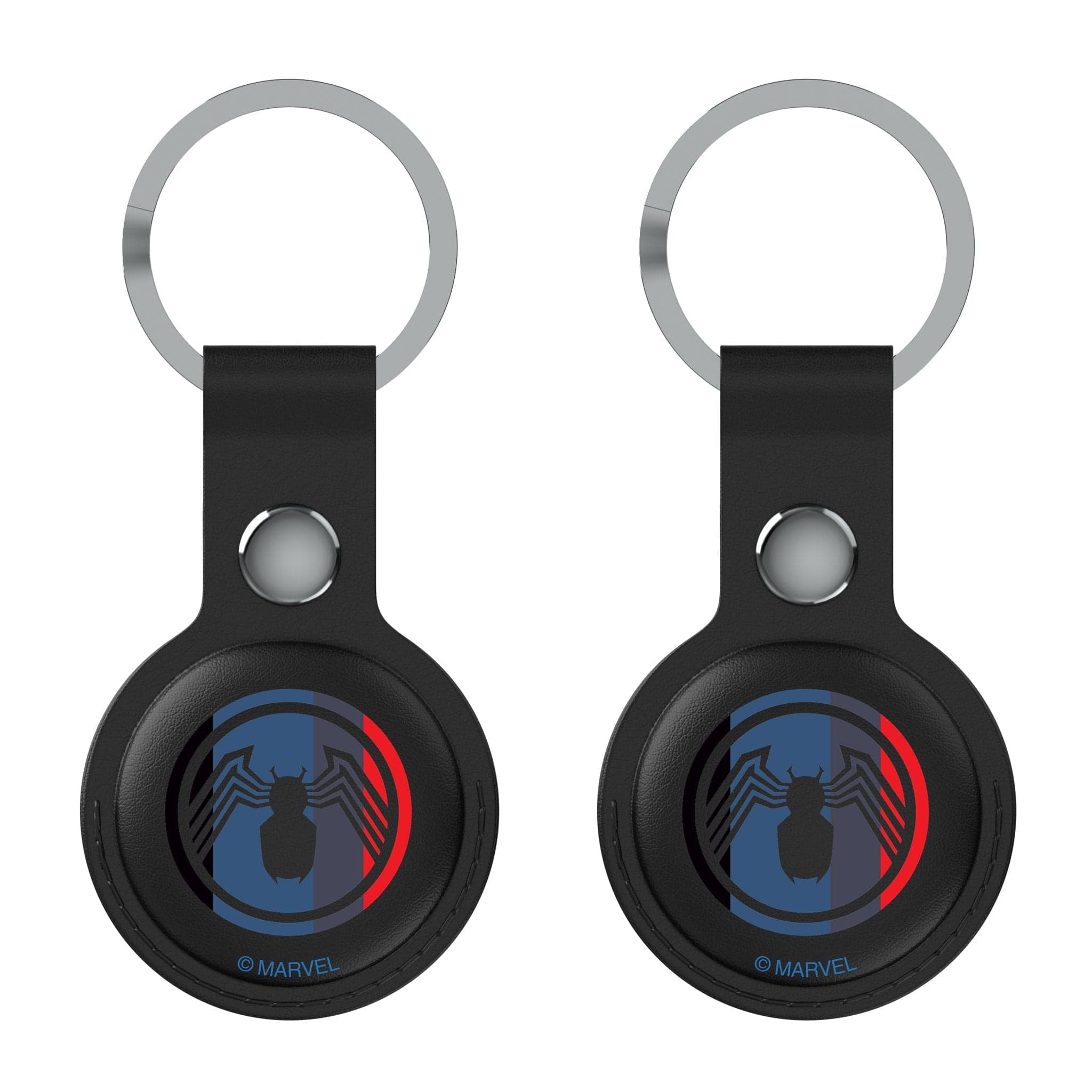 Keyscaper - Marvel Venom Sigil Airtag Holder 2-Pack - Black