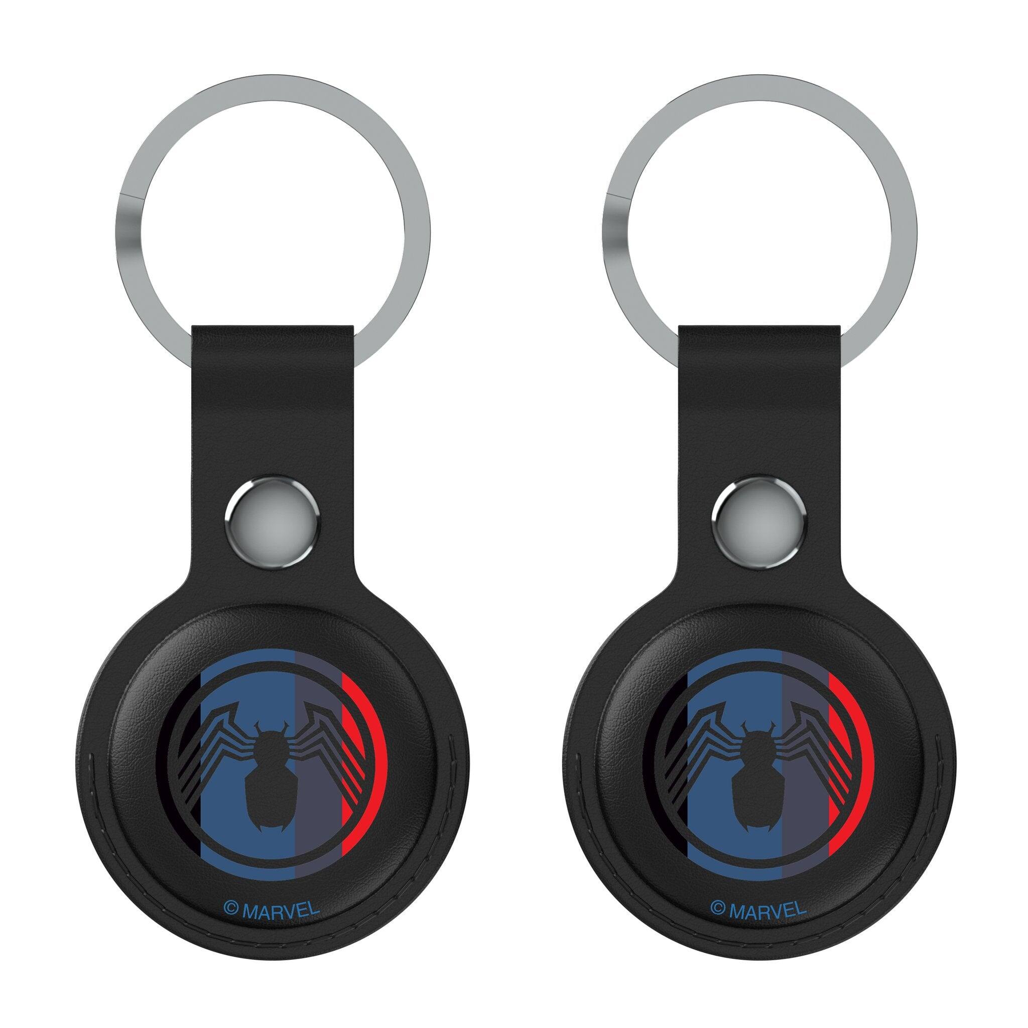 Keyscaper - Marvel Venom Sigil Airtag Holder 2-Pack - Black