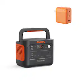 Jackery - Explorer 1000 v2 Portable Power Station (1070Wh) with 102W GaN 3-Port Fast Charger for Outdoor Use and Emergency Backup (1070 Wh Capacity) - Black