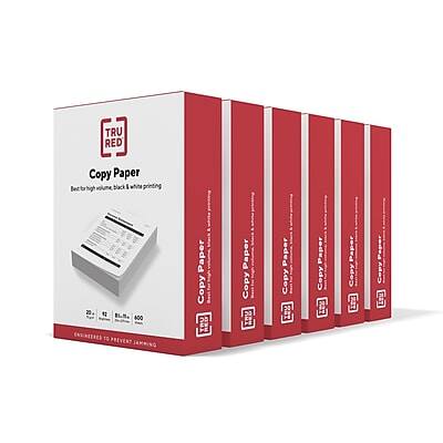 TRU RED Copy Paper
Best for high-volume black & white printing
Copy Paper
Copy Paper
Copy Paper
Copy Paper
Copy Paper
Copy Paper
20 1 E 400 ERDNEERED 10 PREVENT
Enhanced to prevent jamming