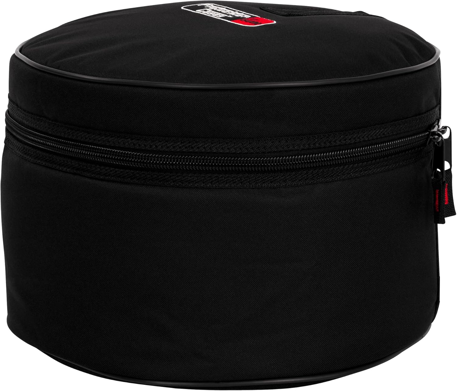 Back. Gator - 10-Inch x 7-Inch Standard Series Padded Tom Drum Bag with 600D Nylon Exterior and 10mm Internal Padding.