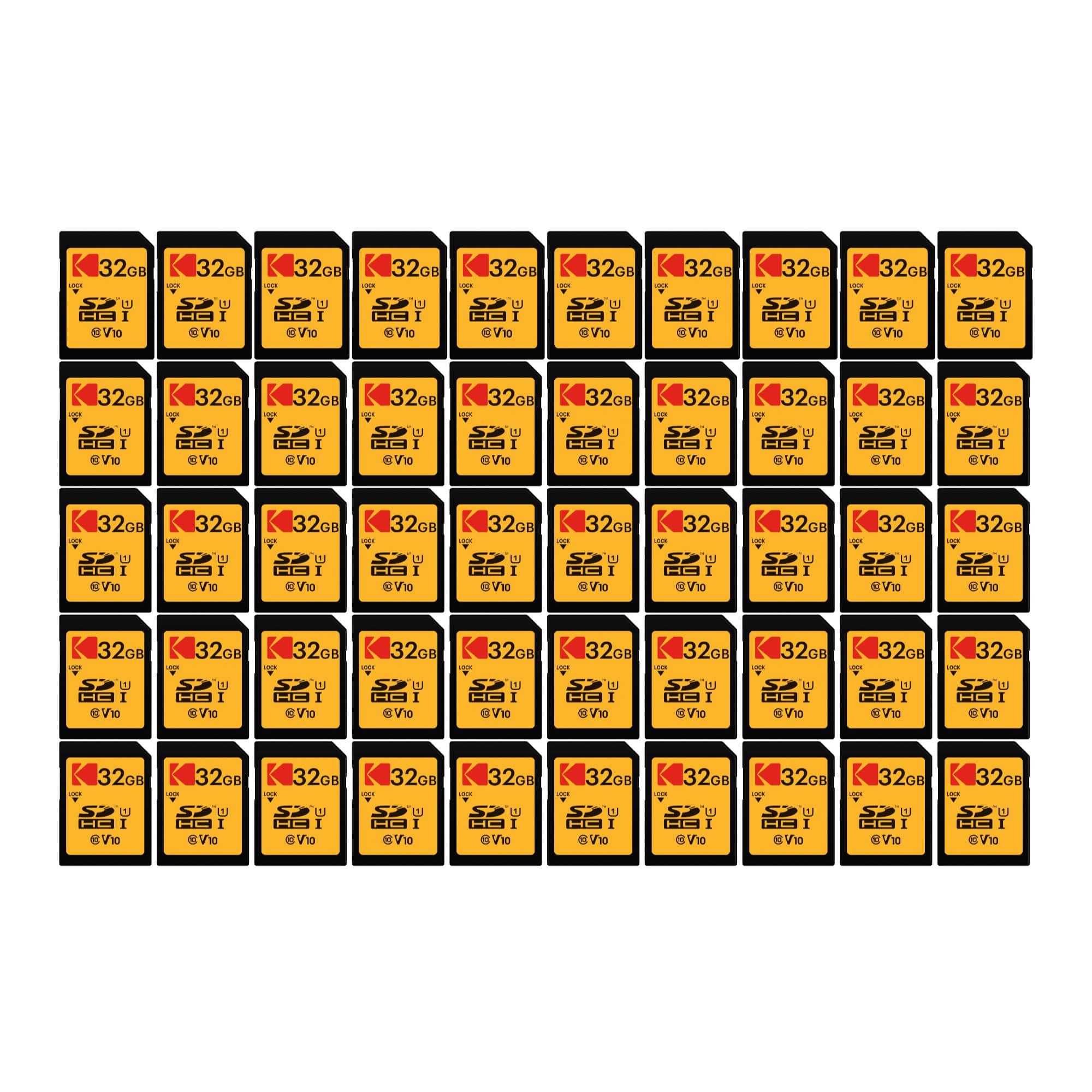 Kodak - 32GB Class 10 UHS-I U1 SDHC Memory Card (50-Pack) price history on PriceWatchPro