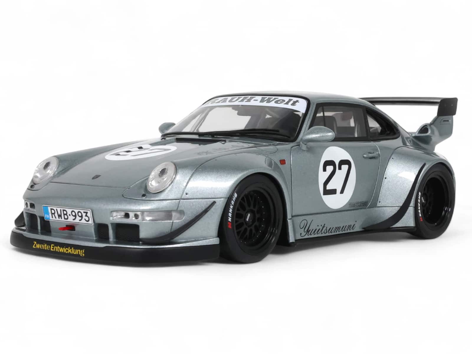 2024 RWB Yuiitsumuni #27 Silver Metallic 1/18 Model Car by GT Spirit price history on PriceWatchPro