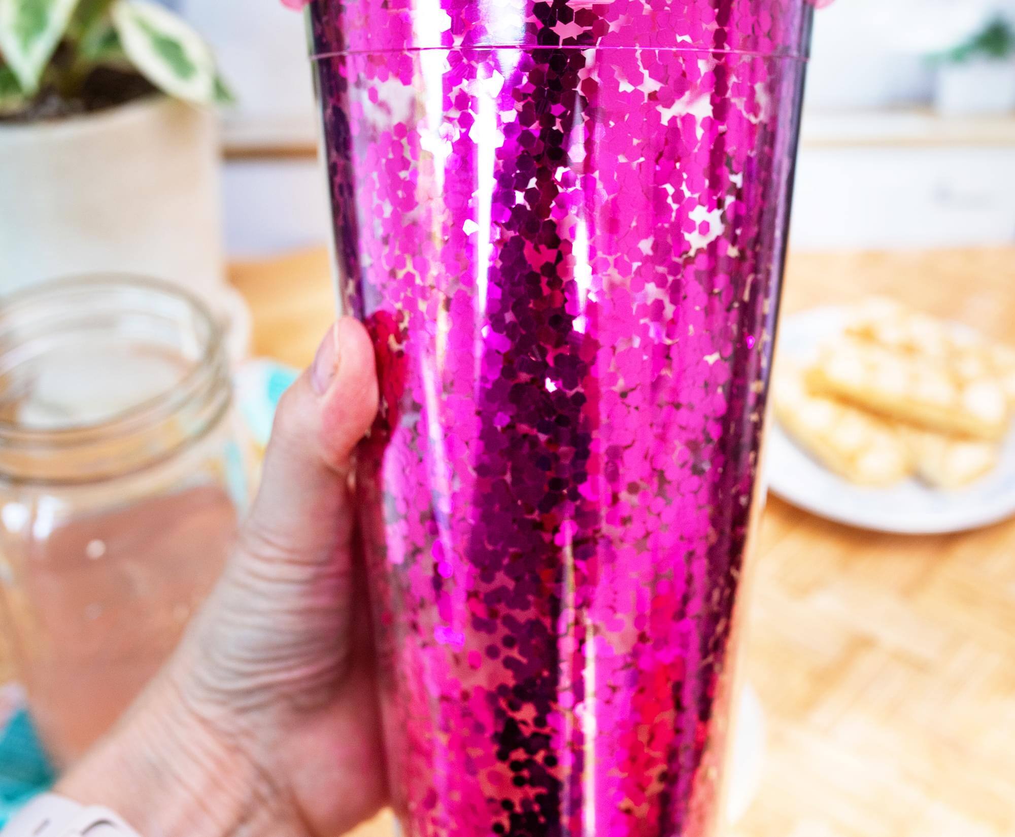 Alt View 3. Silver Buffalo - The Golden Girls Confetti Carnival Cup With Lid and Straw | Hold 32 Ounces - Purple.