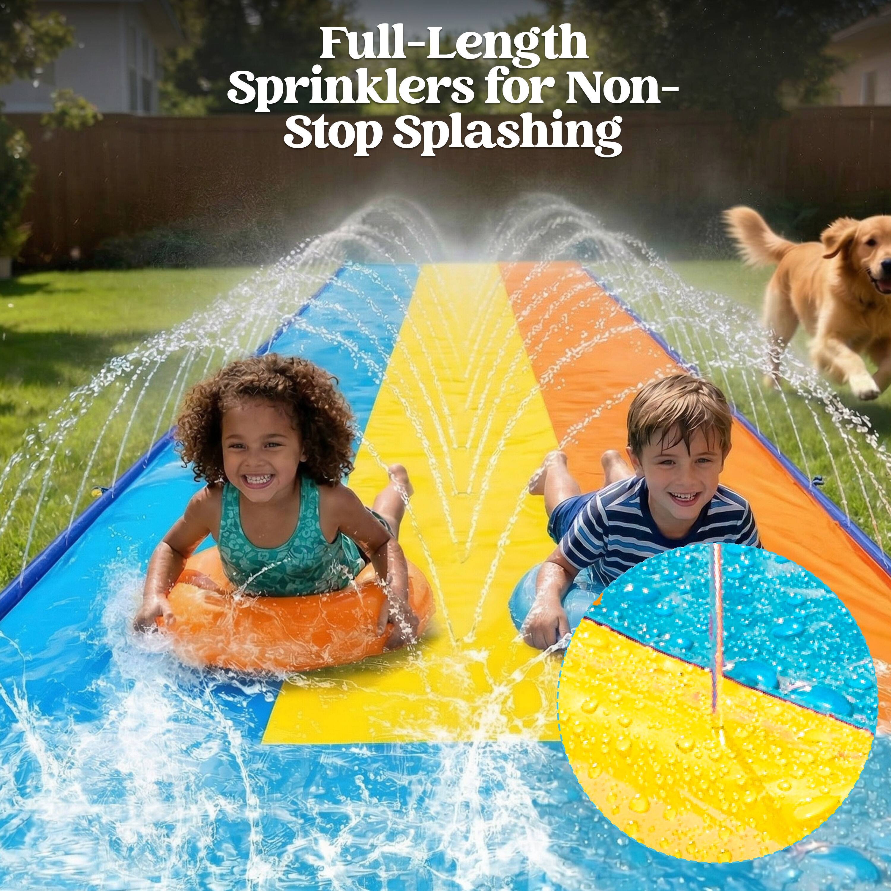 Full-Length Sprinklers for Non-Stop Splashing