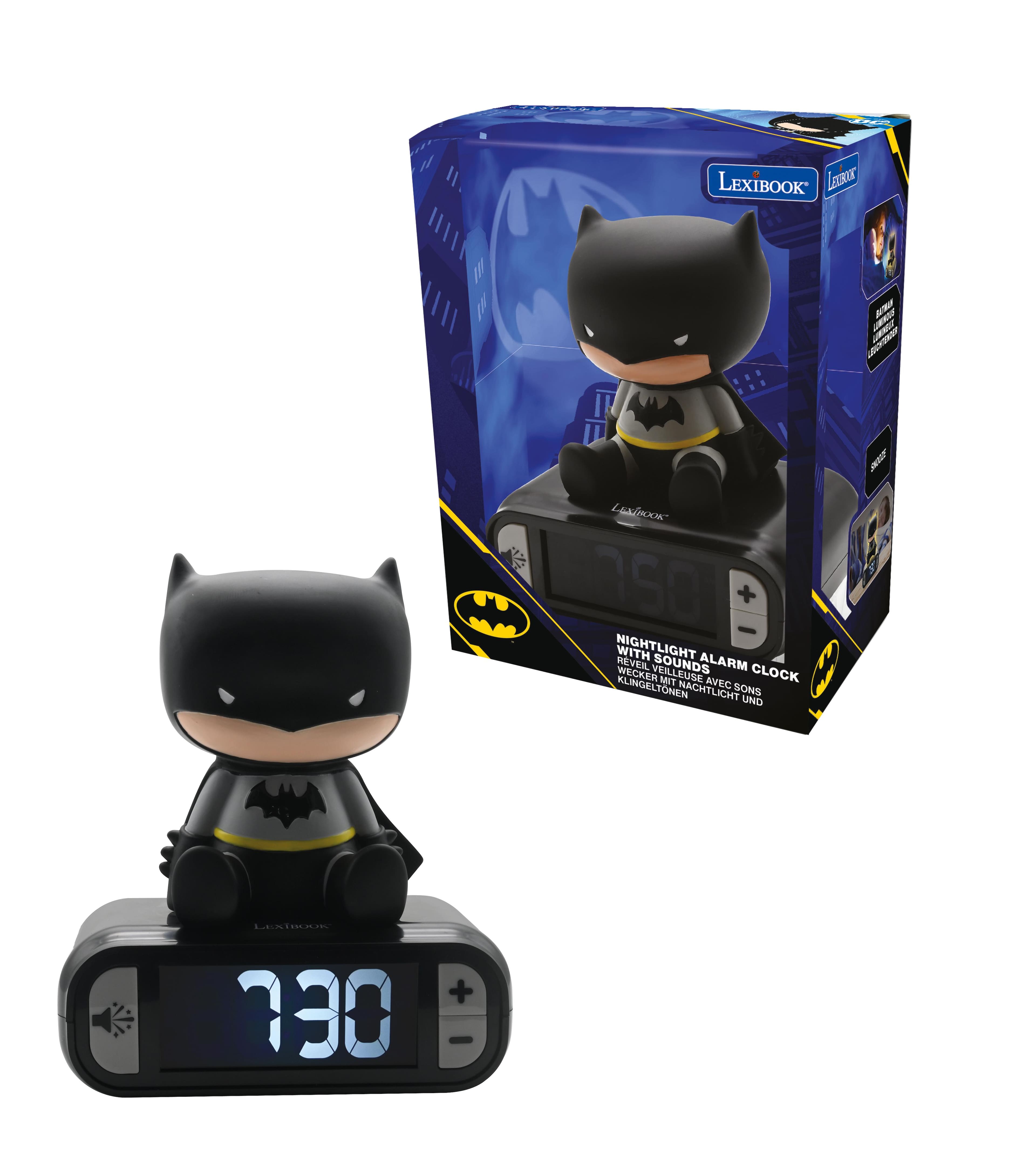 Lexibook - Batman Digital Alarm Clock with 3D Night Light & Sound Effects - Black price history on PriceWatchPro