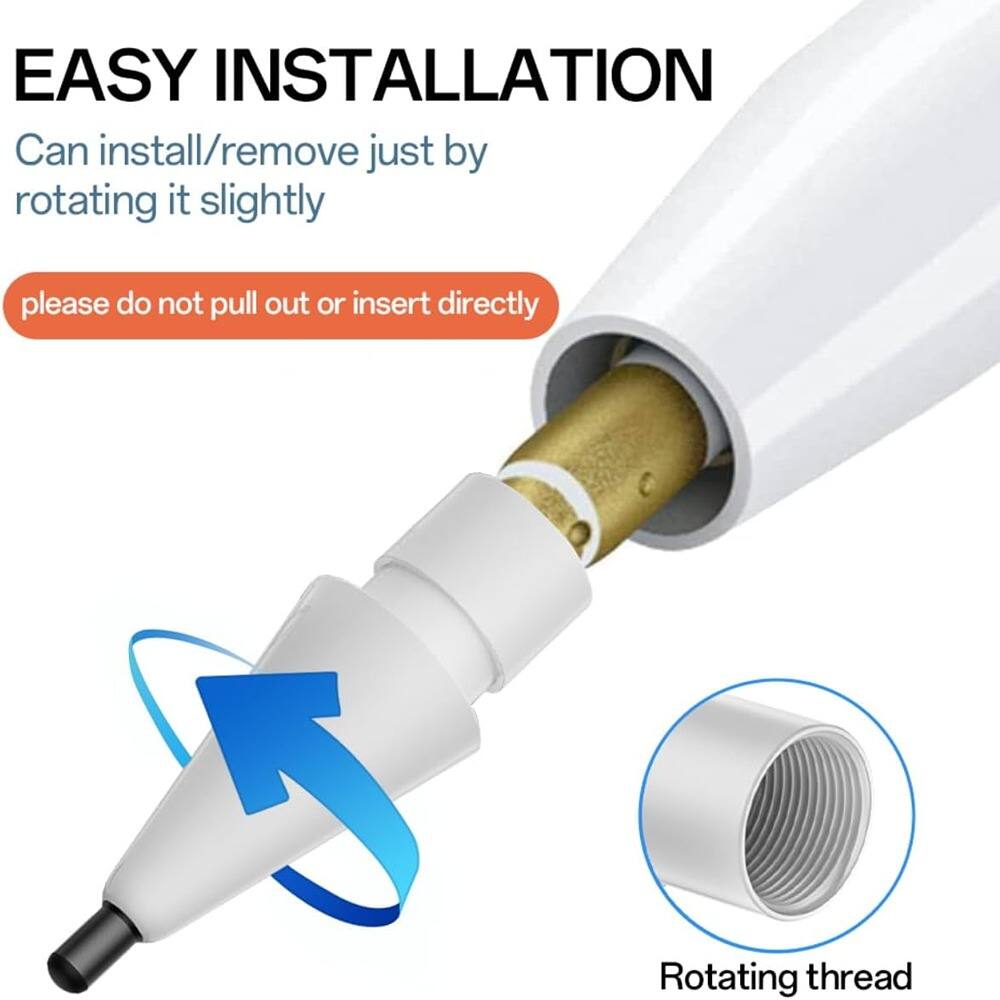 EASY INSTALLATION  
Can install/remove just by rotating it slightly  
please do not pull out or insert directly  

Rotating thread