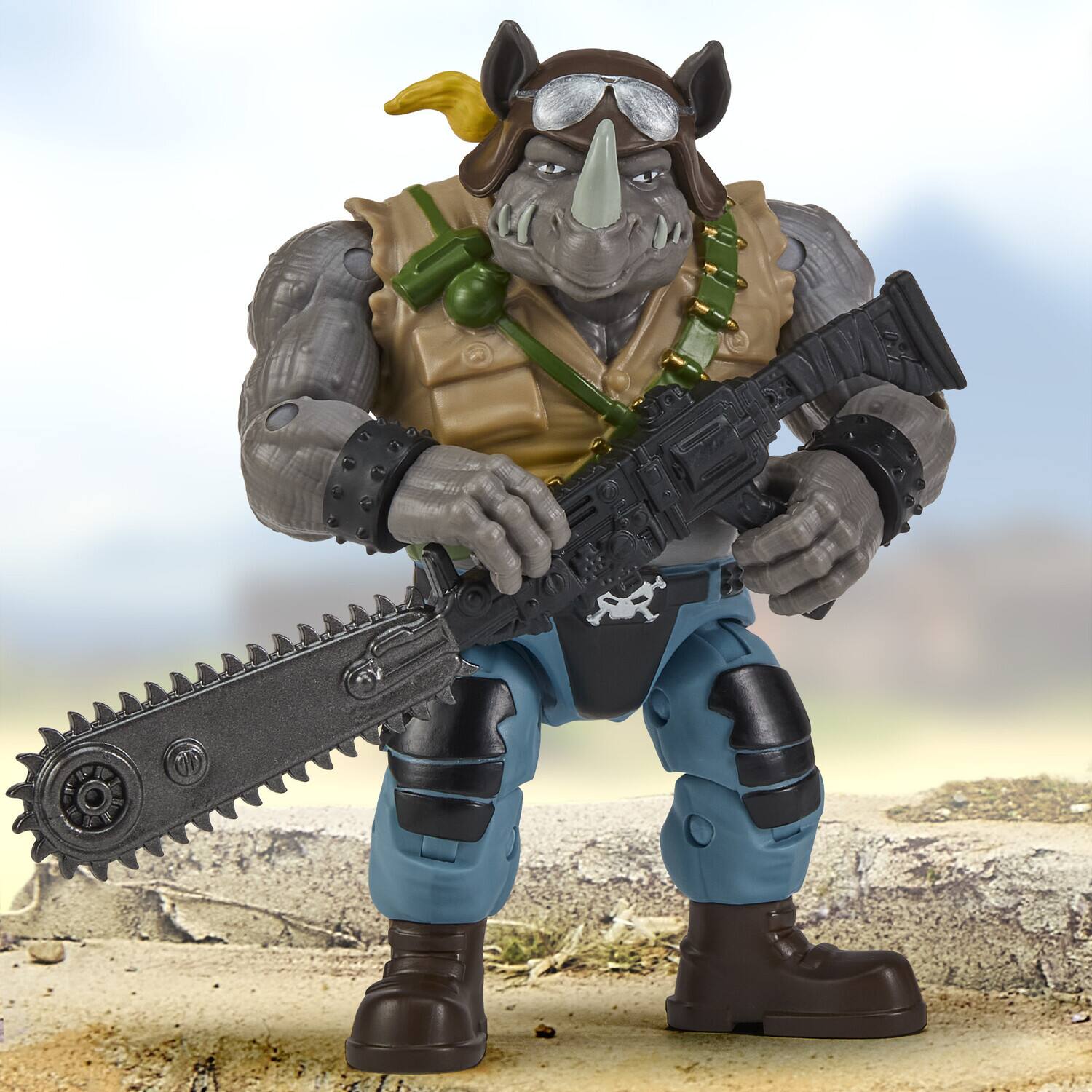 Alt View 4. PopMarket - Teenage Mutant Ninja Turtles x G.I. Joe - Buzzer x Rocksteady Action Figure (TMNT)   - COLLECTIBLES - Multicolor.