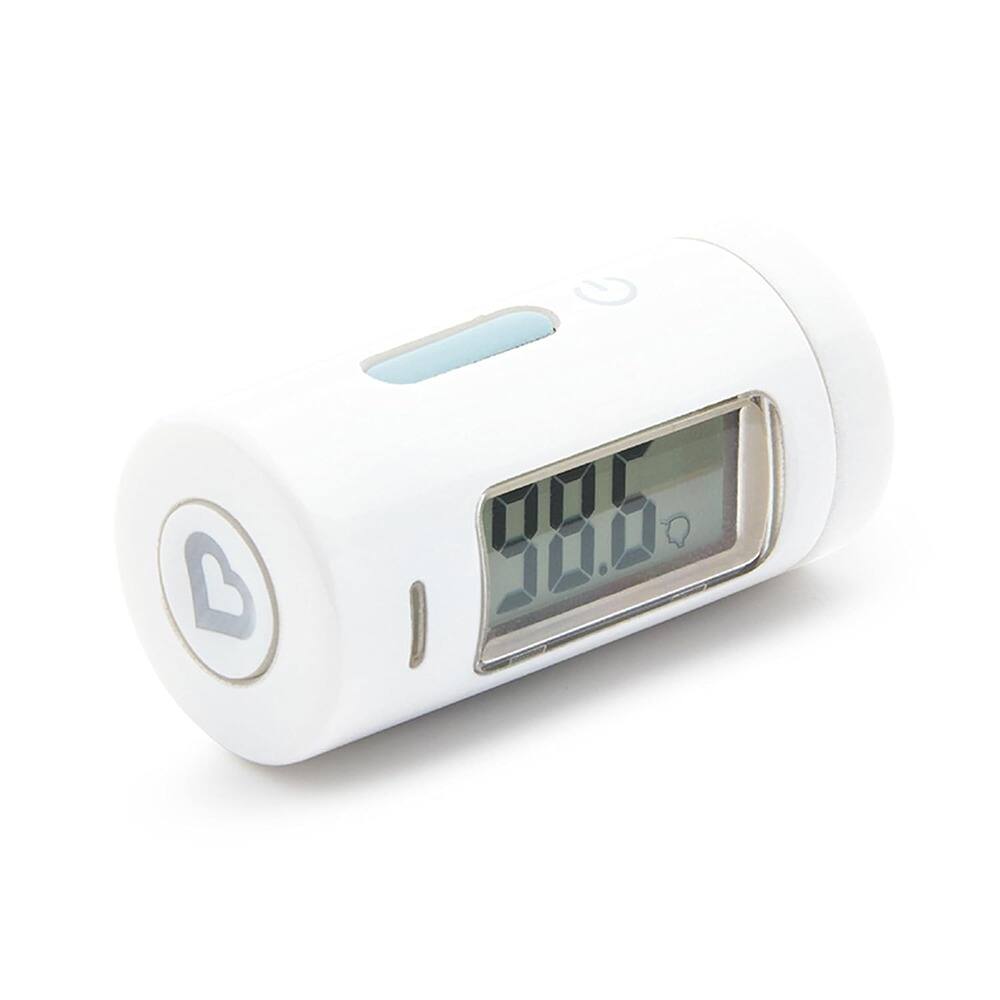 Front. RTMB - Forehead Baby Thermometer for Infants, Children, and Adults, Infrared - White.