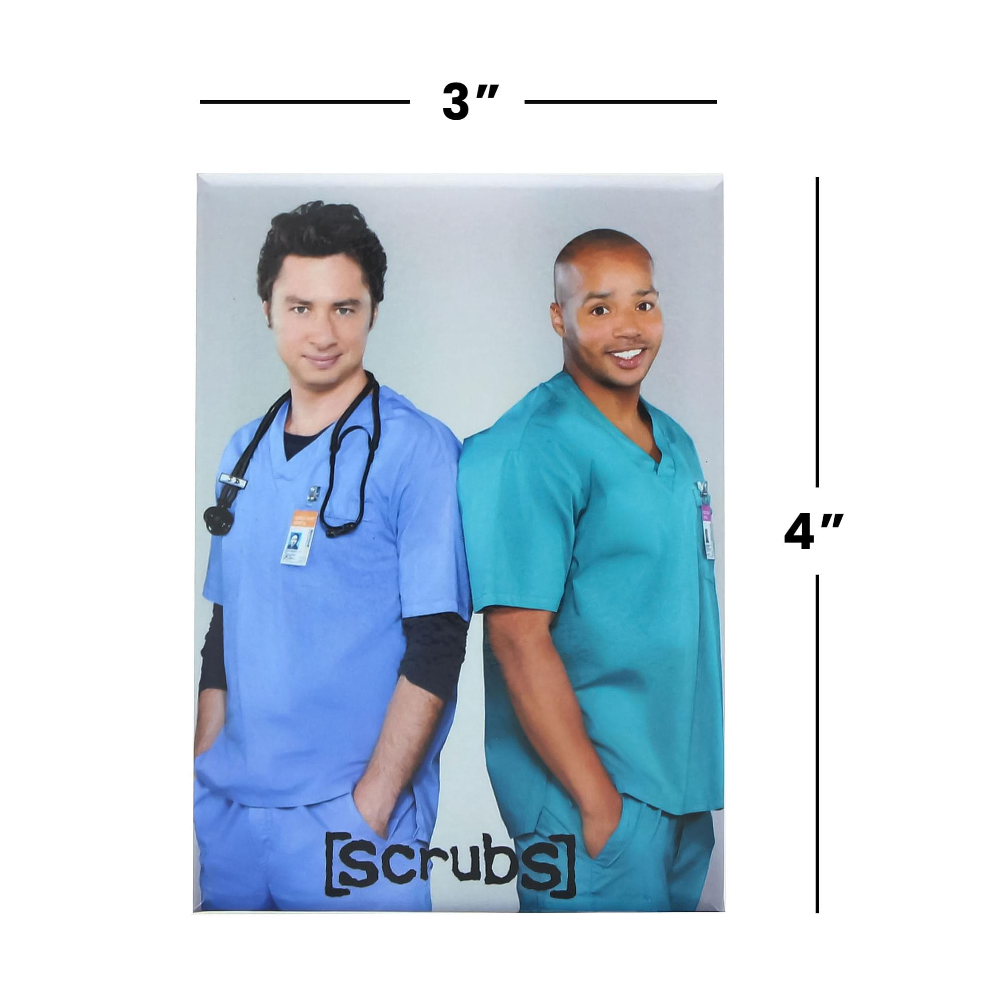 Alt View 3. Ata Boy - Scrubs JD & Turk 2.5 x 3.5 Inch Photo Magnet - Multi-Colored.