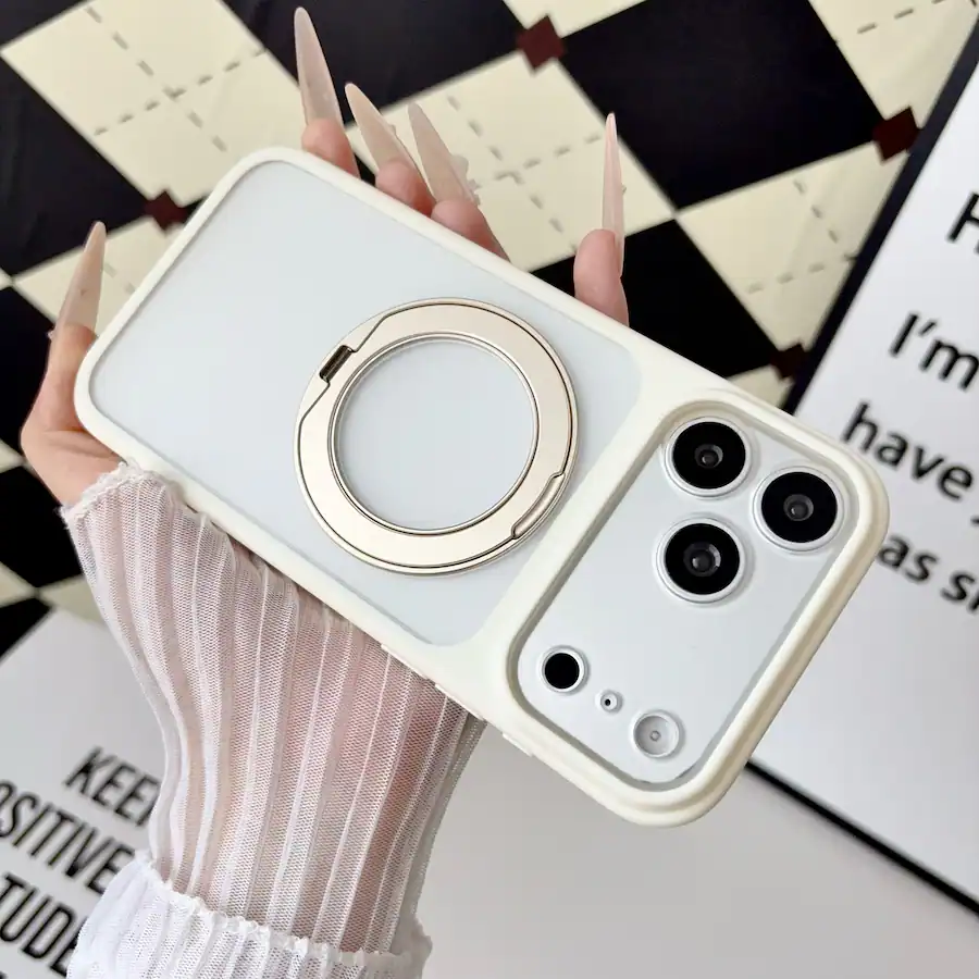 Dteck Magnetic Case for Apple iPhone 17 Pro Max with 360 Rotating Ring ...