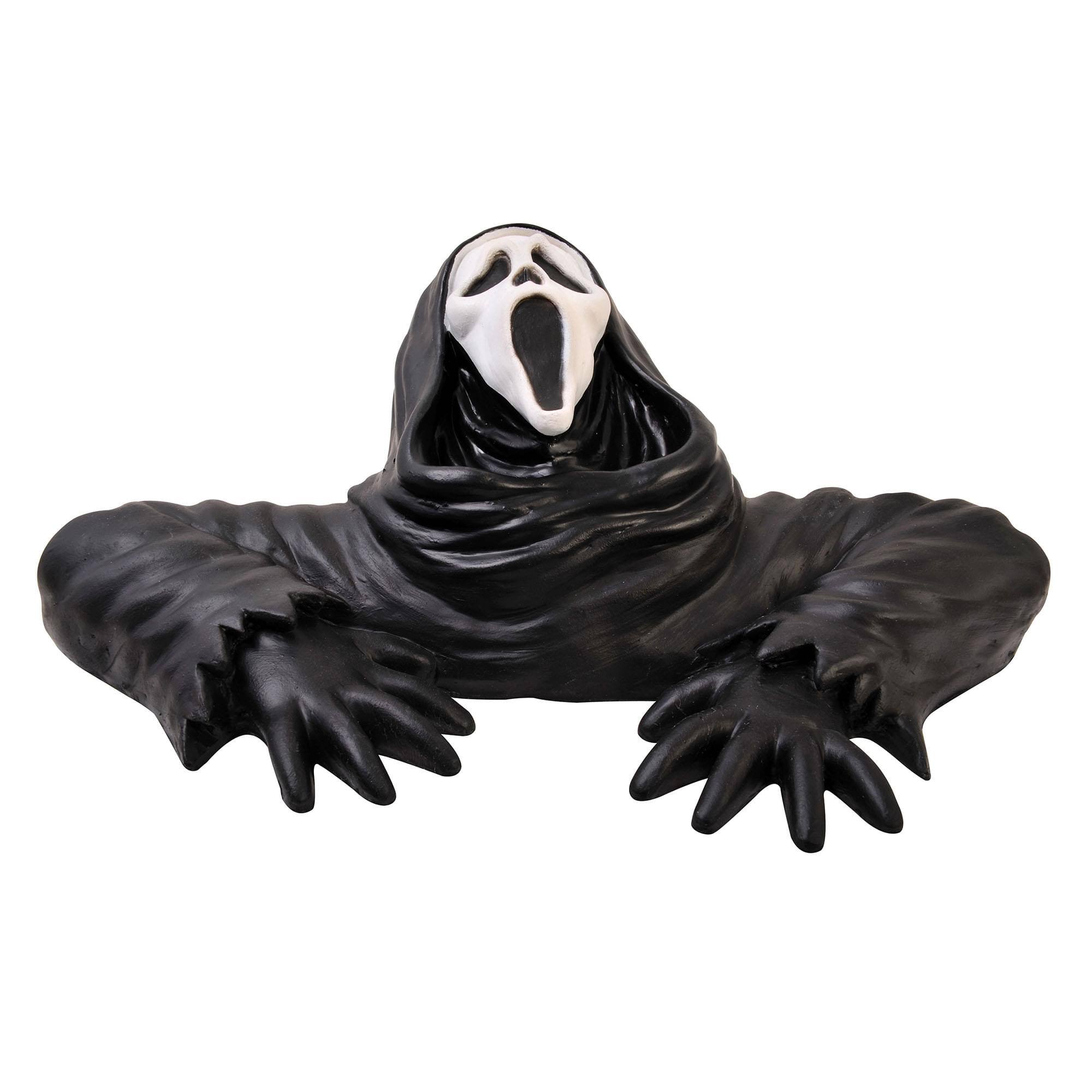 Alt View 1. Funworld - Scream Ghost Face Foam Grave Breaker Halloween Decor - Black.