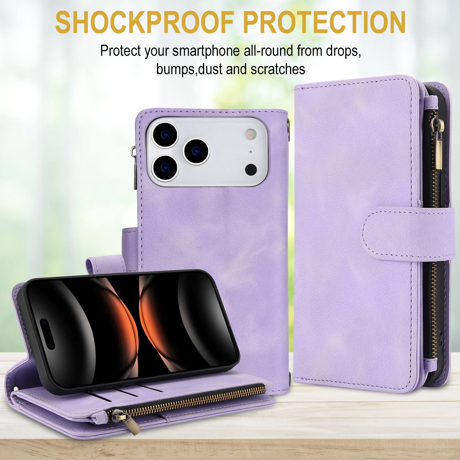 SHOCKPROOF PROTECTION  
Protect your smartphone all-round from drops, bumps, dust and scratches