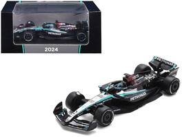 Spark - Mercedes-AMG F1 W15 E Performance #63 George Russell Petronas Formula One F1 Bahrain GP (2024) 1/64 Diecast Model Car - Multicolor