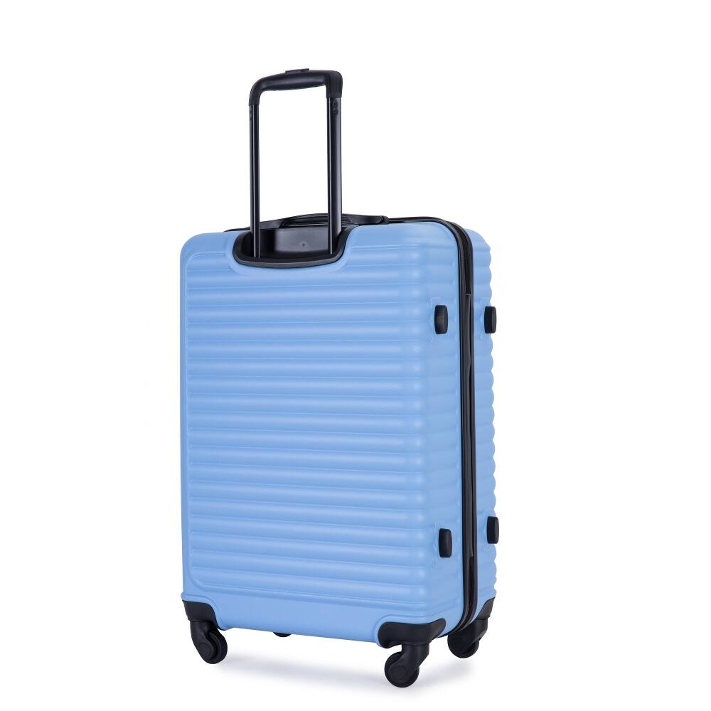 Alt View 1. Ropilly - Ropilly 3 Piece Luggage Set Hardshell Suitcase with Wheels Light Blue - Light Blue.