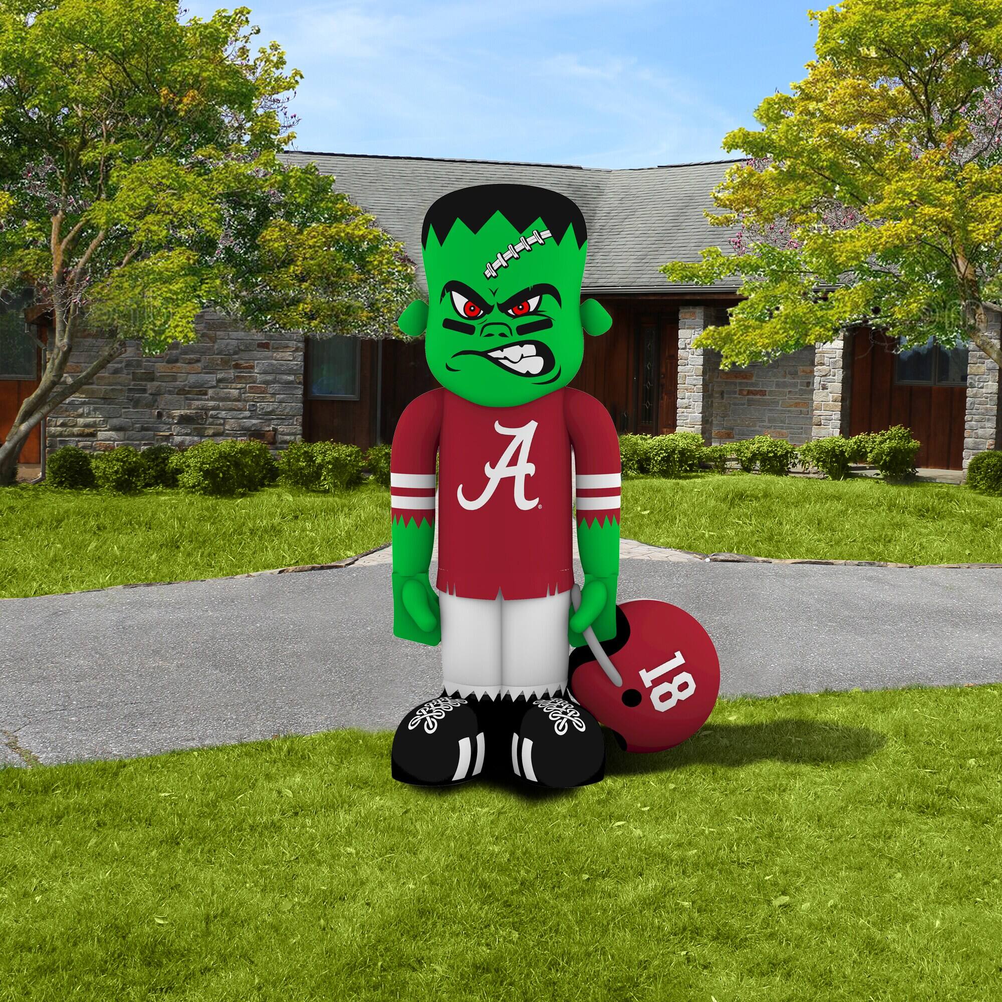 Alt View 3. Sporticulture - Alabama Crimson Tide Halloween Lawn Inflatable Steinbacker - Multicolor.