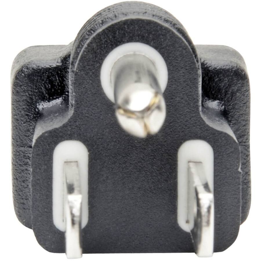 Alt View 3. Tripp Lite - Tripp Lite by Eaton Computer Power Cord Adapter NEMA 5-15P to C13 - 15A 125V Black - 1 x NEMA 5-15P Male, 1 x IEC 60320 - Black.