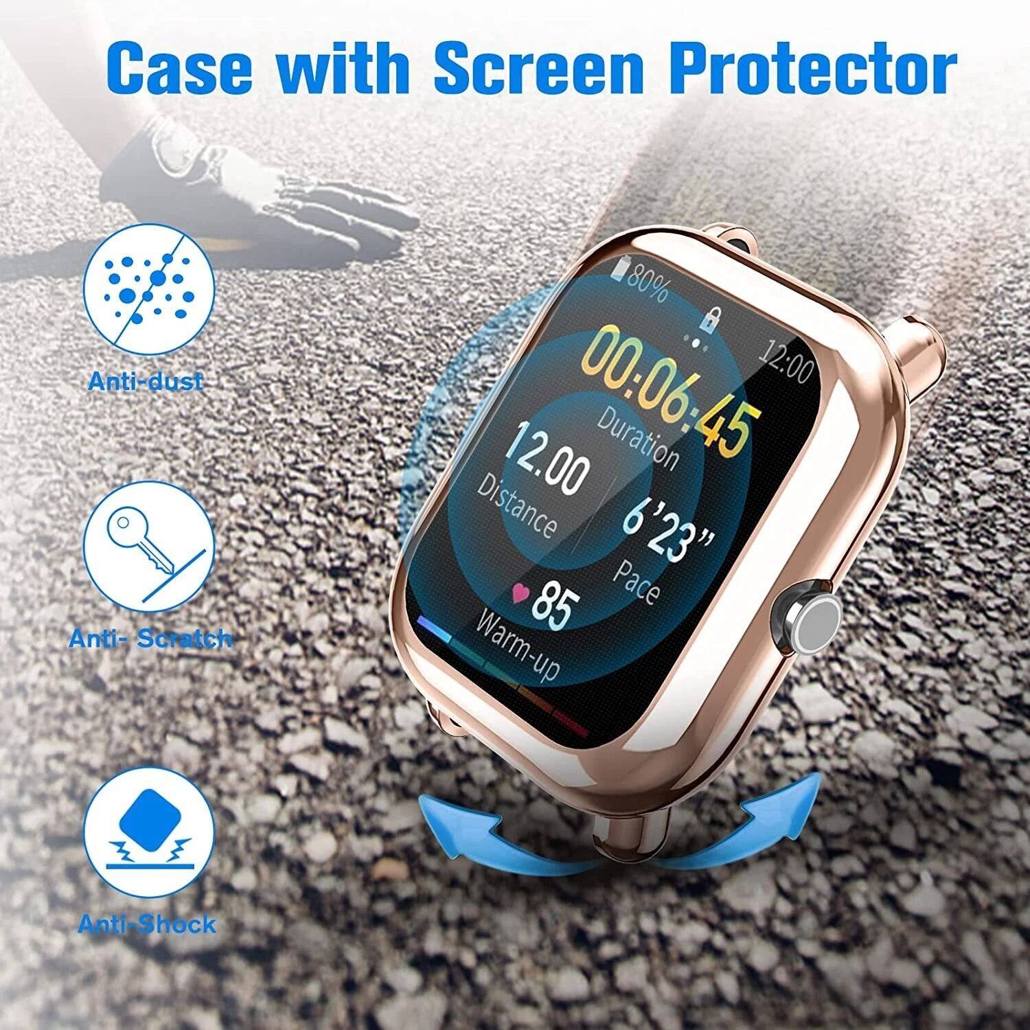 Case with Screen Protector

- Anti-dust
- Anti-Scratch
- Anti-Shock

80%  
12:00  
00:06:45  
Duration  
12.00  
Distance  
6'23"  
Pace  
85  
Warm-up