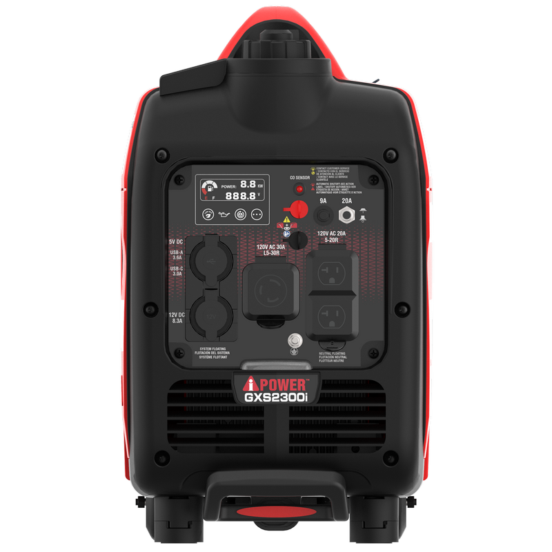 a POWER 8.8 888.8  
i CE S  
ANO  
9 20A SV DC USB-A 3.58  
120V AC 3 LS-30R 120V AC AdS 5-201 USB-C 2.38  
12V DC 8.3  
11/ Fgto ninto a - arorEe nEa I - naO - addans addaa  
a POWER GXS2300i