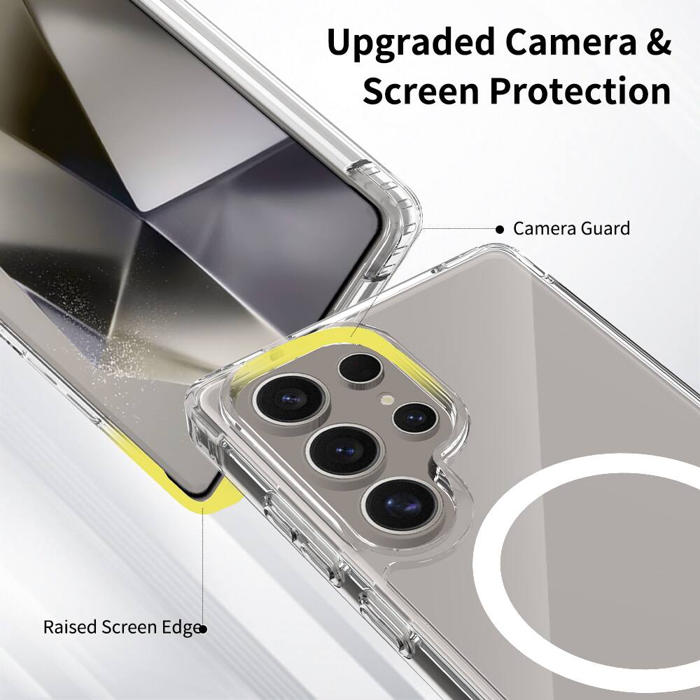 Upgraded Camera & Screen Protection

- Camera Guard
- Raised Screen Edge