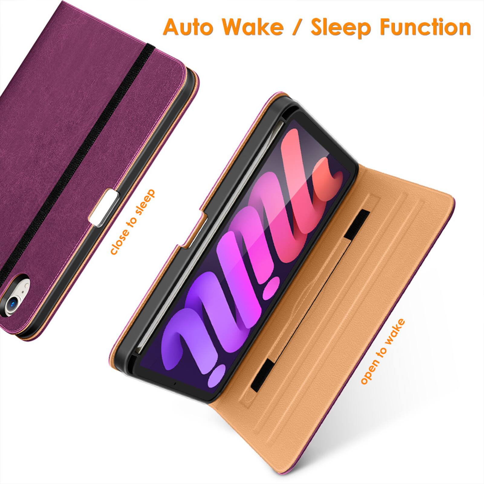 Auto Wake / Sleep Function

close to sleep

open to wake