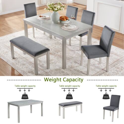 Table weight capacity: 330Lbs