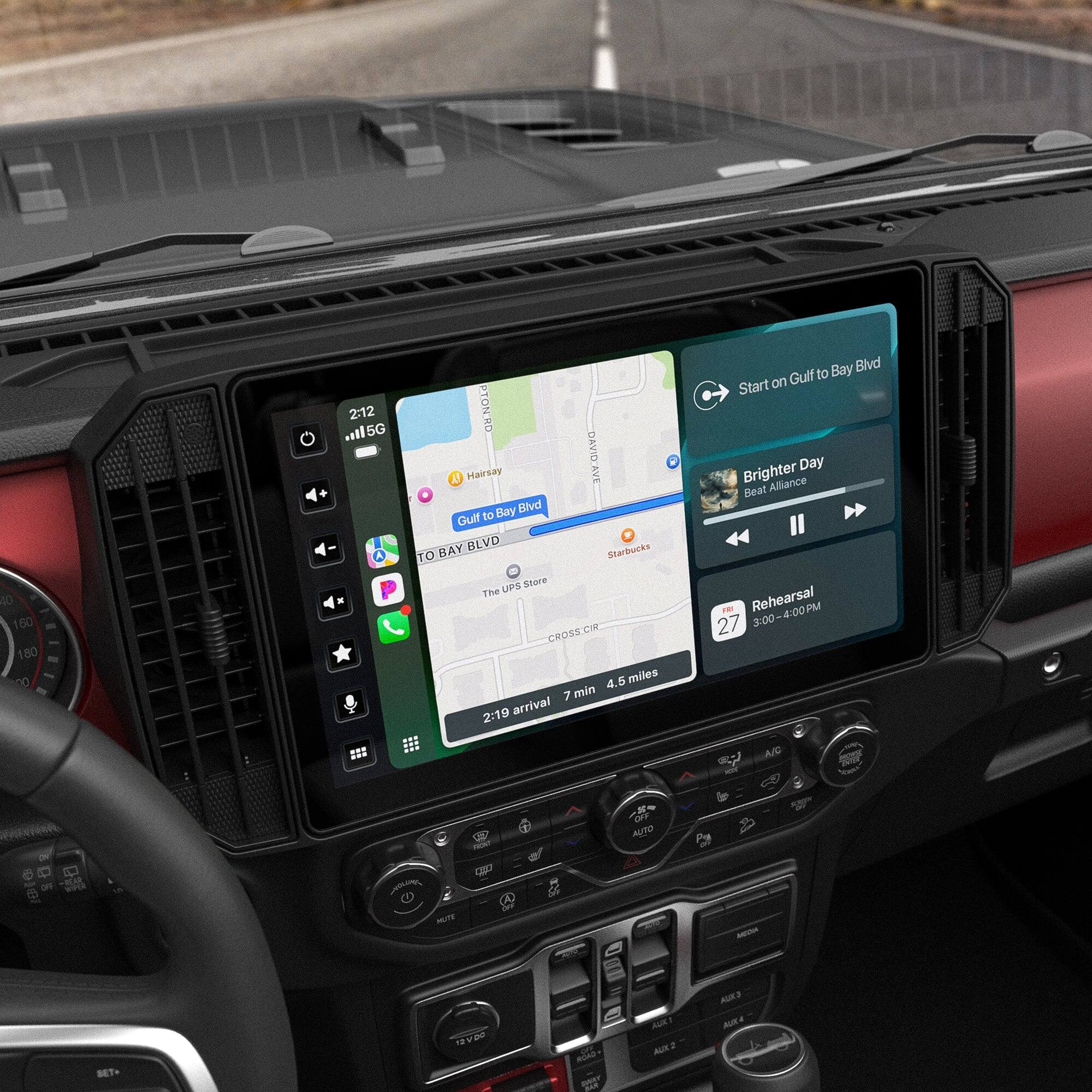 40 160 180 00 2:12 MISG + PTON.RD DAVYO  
Hairsay AVE Bay Blvd Gulf to RAY BLVD Starkucks TO UPS Store The CR CROSS 4.5 miles 7 min 2:19 arrival  
Bay Blvd Gulf to Start on Brighter Day Beat Alliance  
Rehearsal Pu 27 3:00-4:00PM  
3:00 - =  
A/C  
HUTE - F ol AUTO - AUX AUx2 ERIA AUE