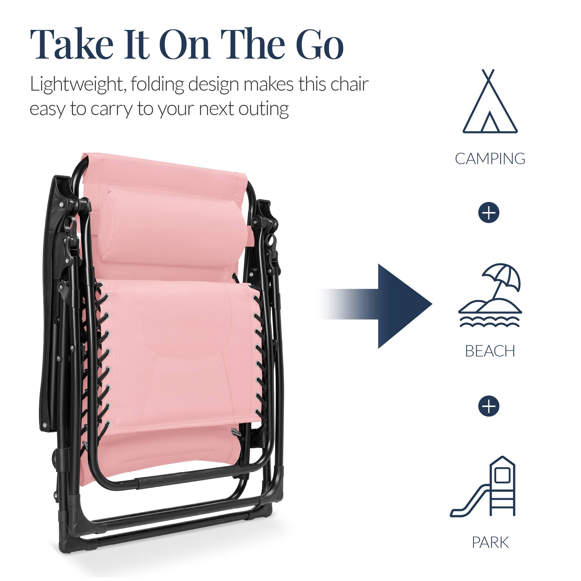 Take It On The Go

Lightweight, folding design makes this chair easy to carry to your next outing

CAMPING + BEACH + PARK