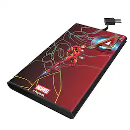 Keyscaper - Marvel MechLine 5000mAh Flat Powerbank - Iron Man