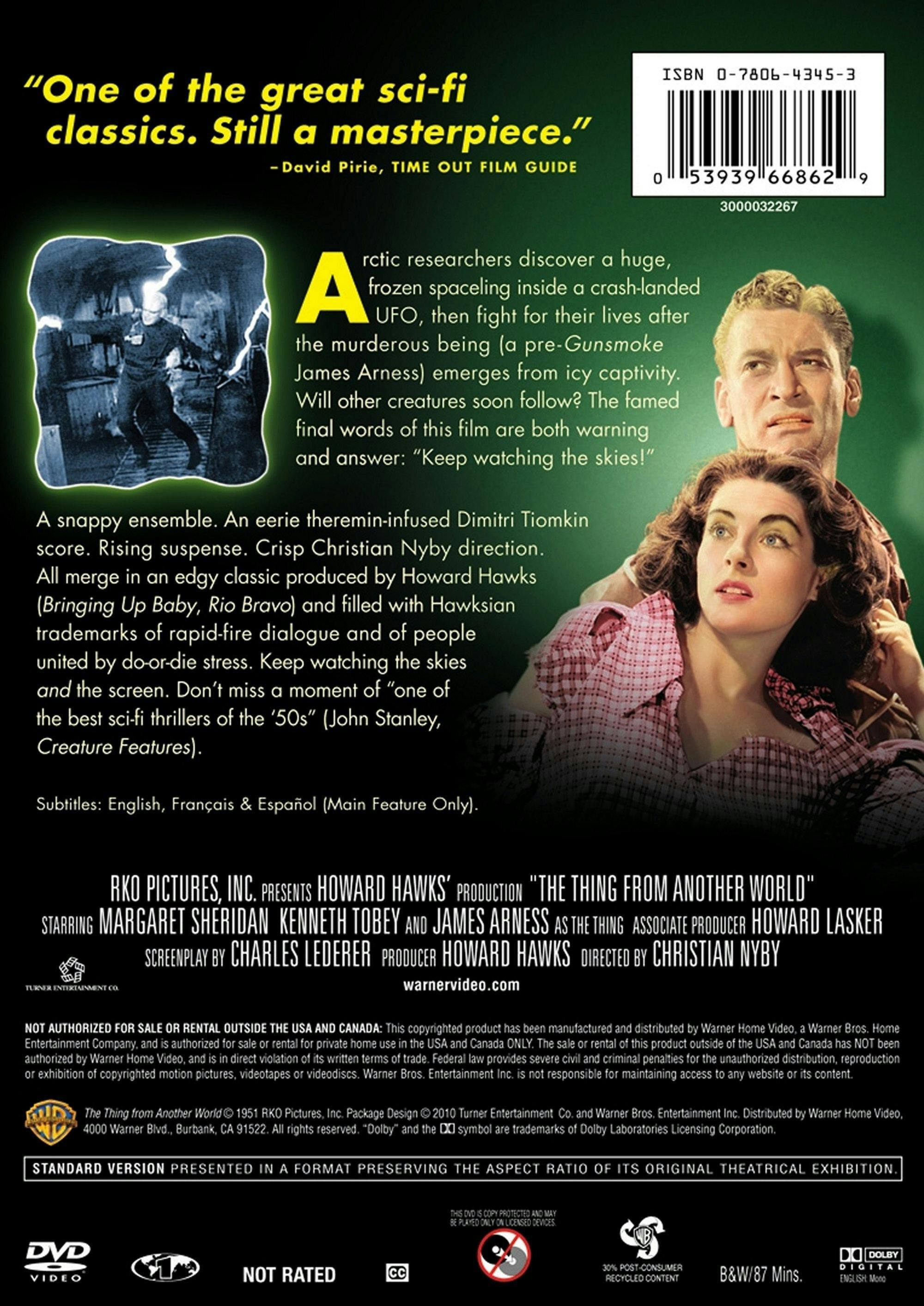 Angle. The Thing from Another World [DVD].