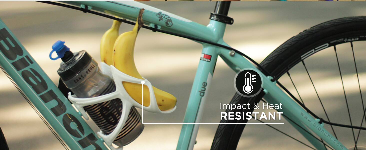 The text on the image reads: "ROUGE LE DANS Bianch MP BIBAS MSIGN due Impact & Heat RESISTANT www.bianchi.com".